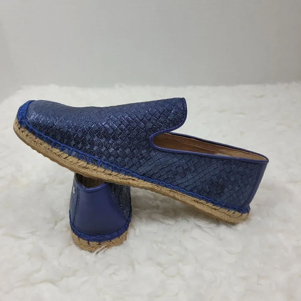 UGG Australia Sandrinne Women's Size 8 Tan Metallic Basket Espadrille